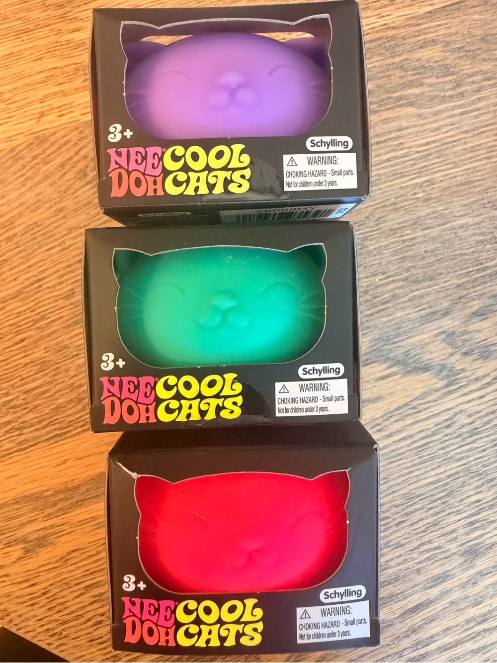 AUTHENTIC NeeDoh Cool Cat Squishys Stress Toy by Schylling, 3 AVAILABLE